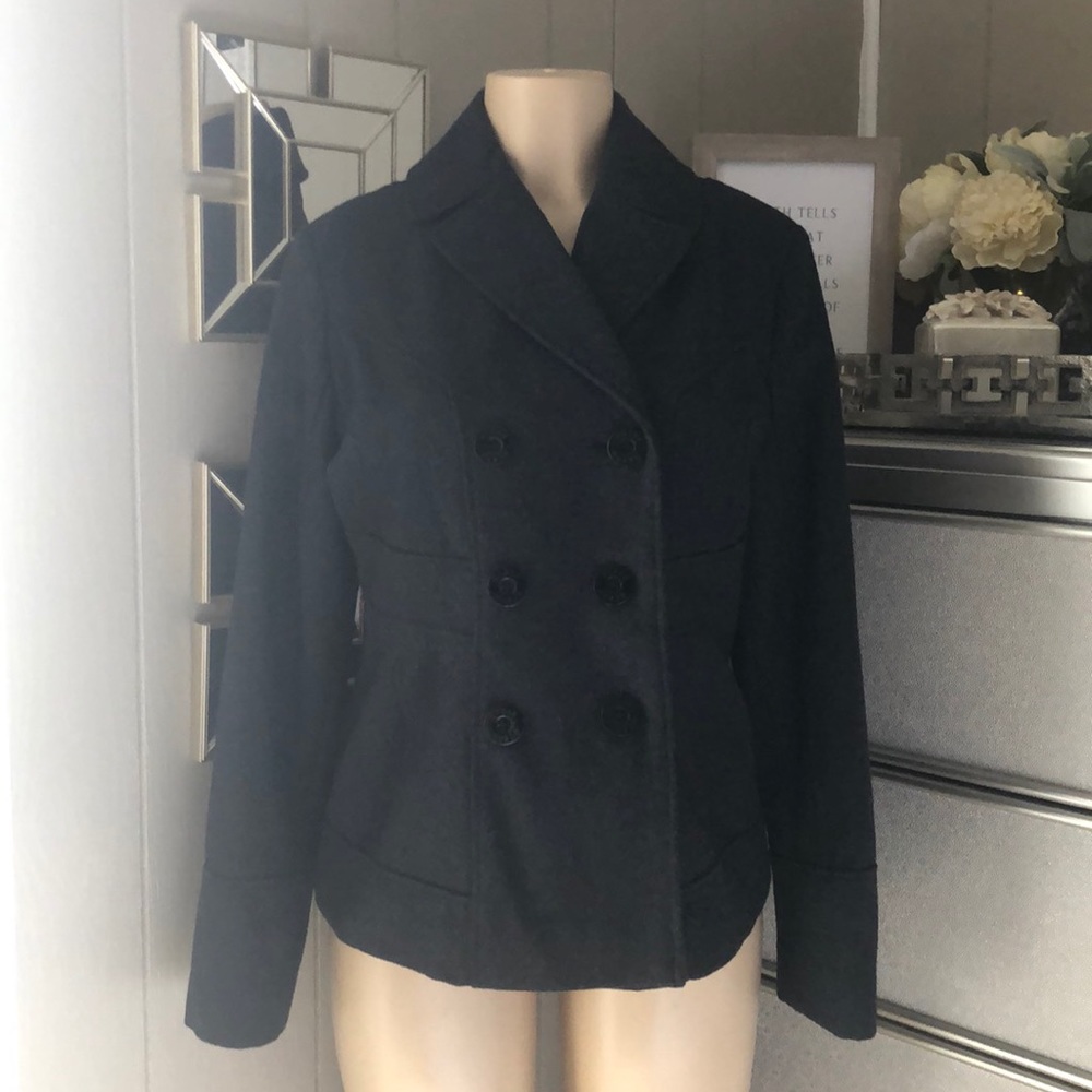 Guess Los Angeles Wool Double Breasted Pea coat